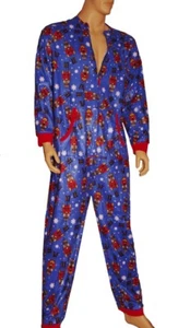 Herren TOY SOLDAT Nussknacker Ugly Christmas Sweater Party Unionsuit PJs S M L NEU - Bild 1 von 2