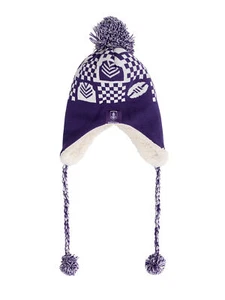Team AFL Football Sherpa Fleece Winter Pom Pom Beanie - Picture 1 of 14