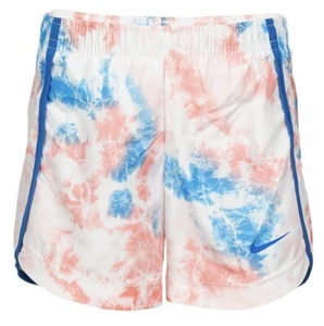 NWT NIKE DRI-FIT TIE DYE PATTERNED SHORTS GIRLS KIDS SIZE 5 OR SIZE 6 ~ MSRP $20 - Picture 1 of 9