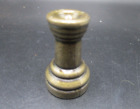 Monopoly Sorry Six Game Wood Cabinet Replacement Part  Chess Piece Rook Brass