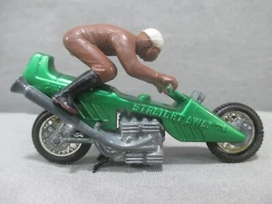 Hot Wheels Rrrumblers STRAIGHT AWAY Green w/ Brown Rider Vintage Mattel Mexico - Picture 1 of 6