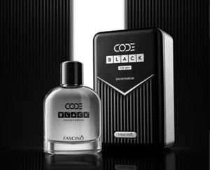 Code Black by Fascino For Men - Eau de Parfum 100ml 3.4oz - Made in Dubai - Picture 1 of 2