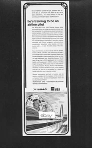 BOAC/BEA BRITISH EUROPEAN COLLEGE OF TRAINING SCHEMA HAMBLE SOUTHHAMPTON ANZEIGE - Bild 1 von 1