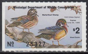 EE. UU. Mississippi MNH aves acuáticas patos Jaffe MS14 valor $6,50 - Imagen 1 de 1