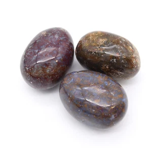 Red Moss Agate 3x Tumbled Stones 25x35mm - Picture 1 of 2
