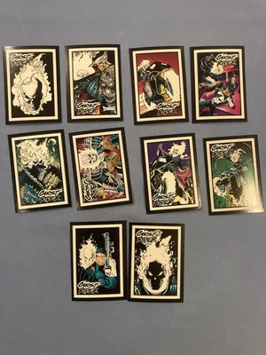 1992 Ghost Rider 2 Trading Cards Complete Set 1-80 + 10 Glow in the Dark Cards - Image 1 of 3