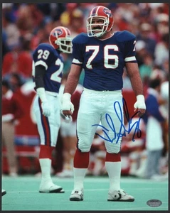 Fred Smerlas Signed Photo 8x10 Buffalo Bills NFL, Schwartzsports COA - Picture 1 of 3