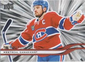 25-26 2025-26 cubierta superior 1 Nick Suzuki OUTBURST #90-Canadiens - Imagen 1 de 1