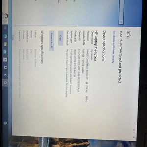 HP Notebook 15 -i5-1035G1 8GB RAM 256GB SSD / Grafikkarte 4GB + 1TB extern Hard - Afbeelding 1 van 14