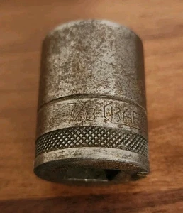 Craftsman 7/8" Socket 12 Point 1/2" Drive Vintage Circle H Series - Picture 1 of 5