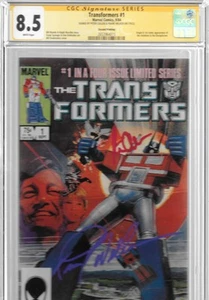 1984 Transformers 1 CGC 8.5 SS Peter Cullen Frank Welker Megatron Optimus Prime - Picture 1 of 1