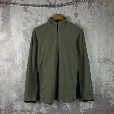 Nike Fleece Zip 1-4 Hoodie Vintage 90s Y2K Drill Streetwear Rare Men’s Jacket - Image 1 of 4