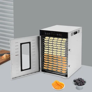 Encimera Deshidratador Alimentos Acero Inoxidable Fruta Deshidratador Máquina 1350W - Imagen 1 de 24