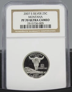 2007 S Montana Silver NGC PF 70 UCAM - Picture 1 of 1