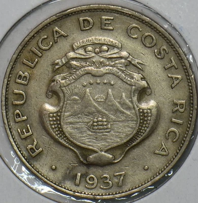 Costa Rica 1937 50 Centimos 196270 combine shipping - Image 1 of 2