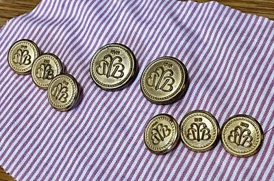 Vtg Brooks Brothers Country Club Waterbury Replacement 8 Buttons Gold Set Blazer - Image 1 of 4