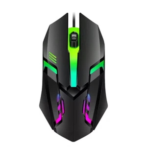 1 PC ITLY M01 Sports LED Luminous Backlit USB Wired Gaming Mouse for Desktop PC  - Afbeelding 1 van 10