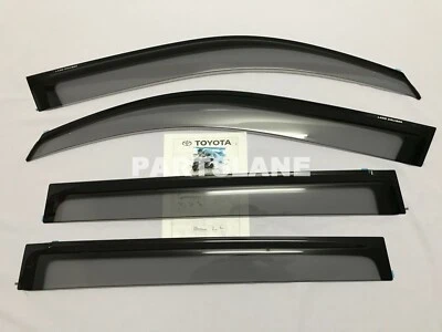 08611-60880 Toyota Land Cruiser 200 Lexus LX570 OEM Window Visors Rain Guards - Image 1 of 3