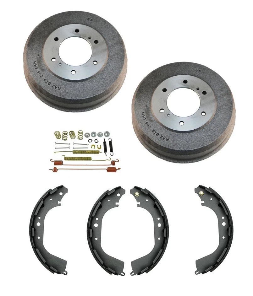Kit de 4 piezas de zapatas de freno y resortes de tambor trasero para Nissan Pathfinder 96-01 Foto 1 de 4