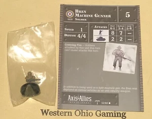 Axis & Allies Miniatures North Africa Bren Machine Gunner #12/60 NEW A&A Minis - Picture 1 of 1