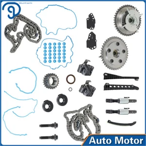 For Triton Ford F150 Lincoln 3V 5.4L Timing Chain Kit+Cam Phasers+VVT Valves - Picture 1 of 15