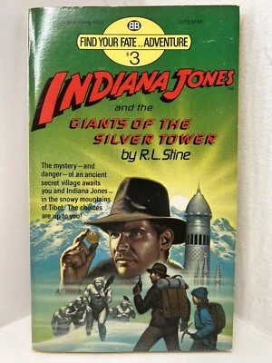 Indiana Jones and the Giants of the Silver Tower 1984, 1st Edition Pb Like New Foto 1 de 4