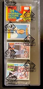 Topps Baseball Rack Pack 1984 BBCE sigillato Darryl Strawberry RC Rookie Top - Foto 1 di 3