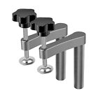 2Pcs Bench Dog Clamp Stainless Steel Dog Hole Clamp Adjustable Bench9692
