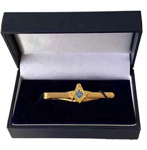 Corbata Personalizada Masónica 25 Años A Masón Esmalte Crestado (N442) Regalo En Caja - Imagen 1 de 7