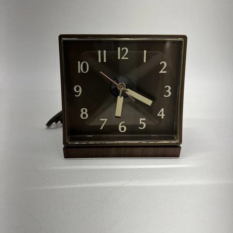 Vintage Mid-Century HIGH TIME Ceiling Projecting Alarm Clock Tested Works Cover