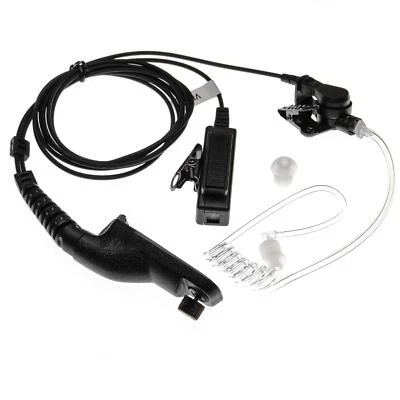 VHBW Headset Ohrhörer PPT Schallschlauch für Motorola DP3401 DP3600 DP3400 Funkgerät