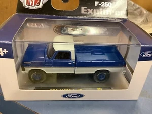 1972 FORD F-250 RANGER 4X4 LONG BOX PICKUP LIMITED EDITION 1/64 M2 TUTONE PAINT - Picture 1 of 2