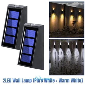 2Pcs Solar Lamp Outdoor LED Lights Waterproof for Garden Decoration Balcony yard - Picture 1 of 22