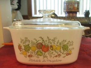 CORNING WARE Spice of Life 3 qt L'Echalote La Marjolaine Kasserolle mit Deckel - Bild 1 von 5