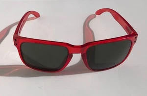 Oakley Holbrook Sonnenbrille rot transparent nur Gestell - Bild 1 von 9