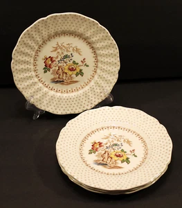 4 Vintage Royal Doulton England Grantham 6.5" Bread Side Appetizer Plates D5477 - Picture 1 of 5