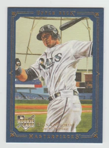 EVAN LONGORIA 2008 Upper Deck Masterpieces BLUE FRAMED Rookie Card #7 SP RC #/50 - Picture 1 of 2