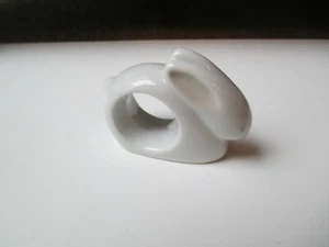 Serviettenring Hase weiß Keramik - Bild 1 von 2