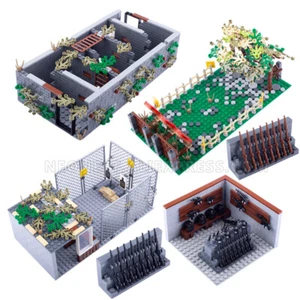 MOC Military City Street View Training Room Archery Range Weapon Rack Model Set - Picture 1 of 32