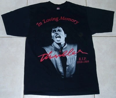 Camiseta MICHAEL JACKSON Thriller (M) Mediana EN AMOROSA MEMORIA 1958-2009   Foto 1 de 2