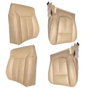 Fundas de asiento de conductor y pasajero bronceadas para Ford F150 Lariat 2009 2010 2011 12-13-14 - Imagen 1 de 12