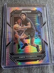 2023 Panini Prizm Draft Picks Amen Thompson Hyper Prism