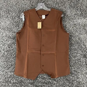 NEU Zion Mercantile Brown Trek Vest Men’s Medium Preshrunk 100% Cotten  - Bild 1 von 13
