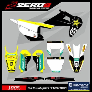 KIT DE GRÁFICOS HUSQVARNA MOTOCROSS CALCOMANÍAS MX: TC FC 50 65 85 125 250 450 FÁBRICA - Imagen 1 de 25