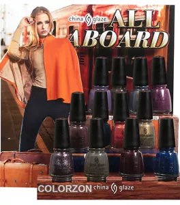 China Glaze Nail Polish Lacquer All Aboard Collection 0.5oz/14ml - Picture 1 of 14