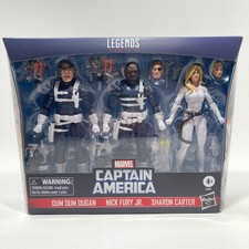 Marvel Legends Series 6 S.H.I.E.L.D. 3-Pack (Nick Fury Jr., Sharon Carter, Dum Dum Dugan) uno de los mejores 3-Pack de Hasbro , #parati , #geek , #geekculture , #hasbro , #marvellegends