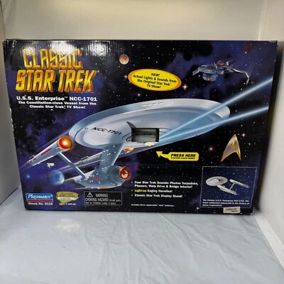 Playmates Classic Star Trek EE. UU. Coleccionista electrónico Enterprise NCC-1701 1995 Foto 1 de 4