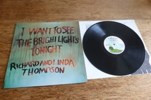 Richard & Linda Thompson - I Want to see.. UK 1st ILPS-9266 Folk Rock + Inner LP - Picture 1 of 5