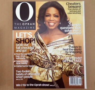 O The Oprah Magazine Sept 2006 Cybersleuthing Cheaters Two Foolish Habits - Image 1 of 4