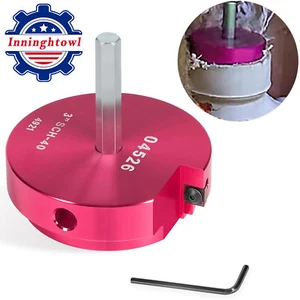 3-Inch PVC Pipe Reamer Tool-SCH40 PVC,ABS,CPVC Socket Saver,3/8-Inch Hex Shaft - Picture 1 of 9